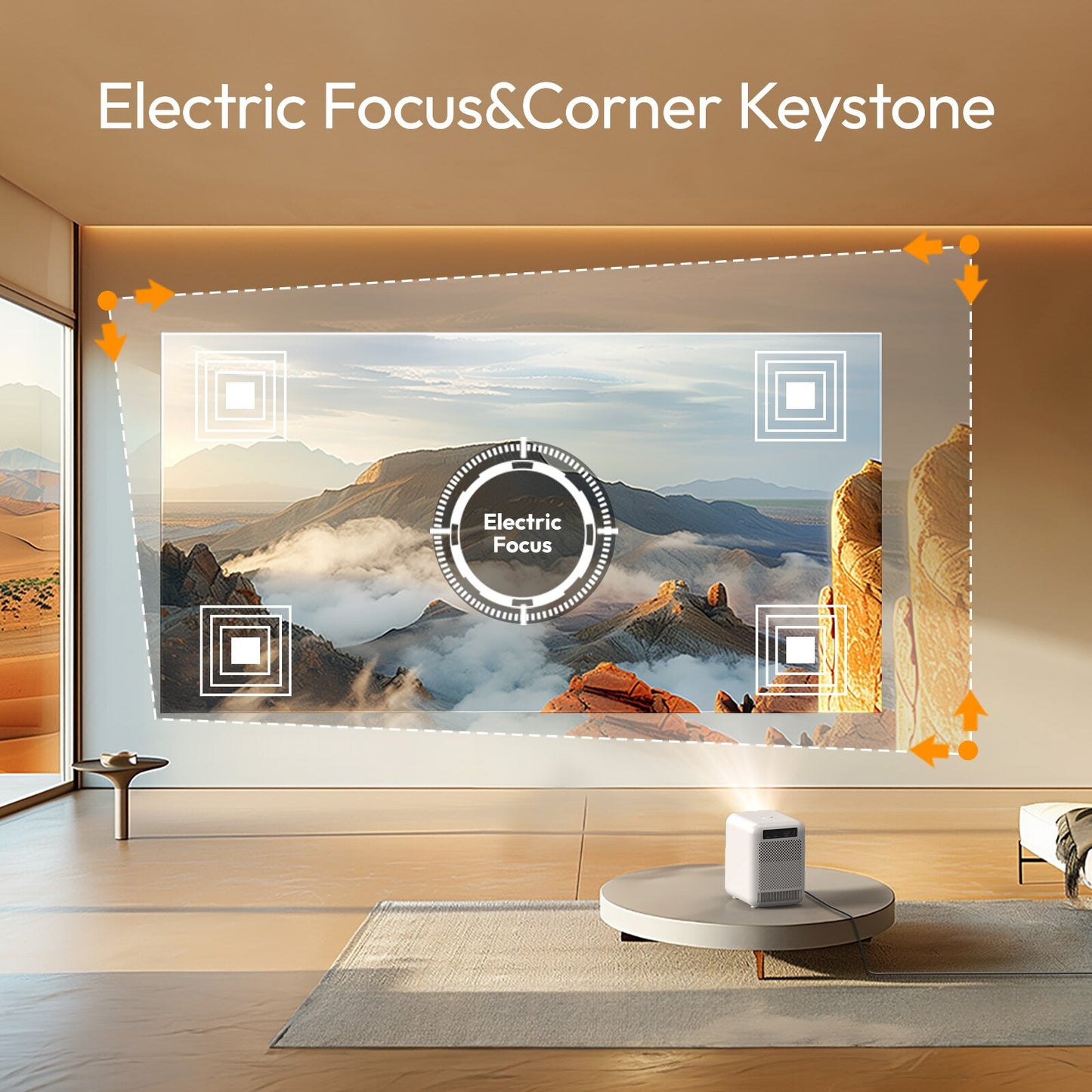 LOVE U4 Mini LED HD Android Wifi Projetor de vídeo para home theater com motor óptico à prova de poeira