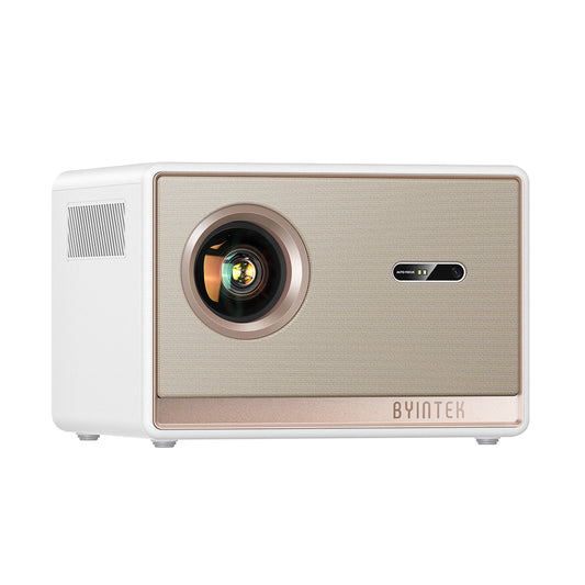 NEW BYINTEK Nordic Style 1000 ANSI Lumens LCD 1080P Projector T5 Max Portable Home Fabric Projector