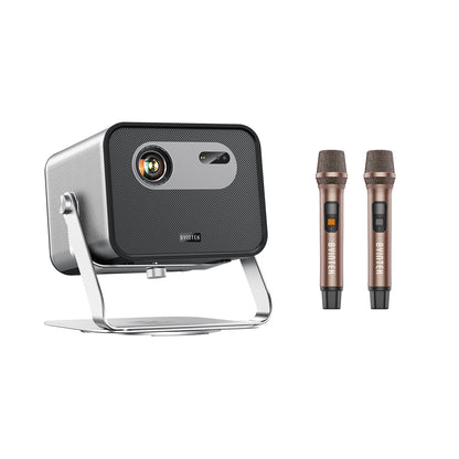 BYINTEK R90 Max 1080p DLP Projector 2200 ANSI Lumens Android 11.0 Projector Home Karaoke