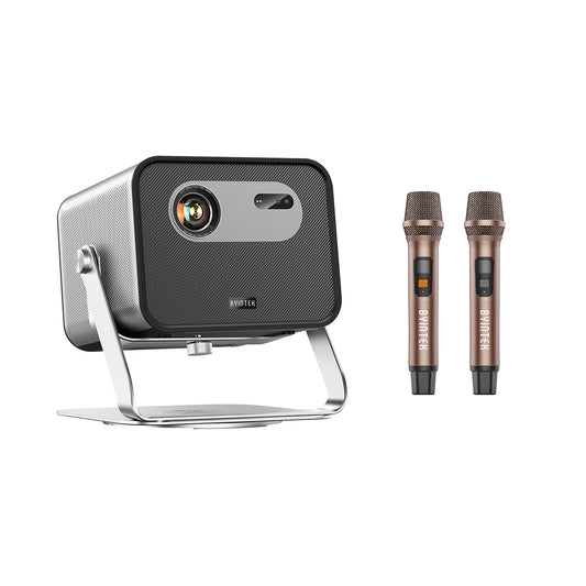 BYINTEK R90 Max 1080p DLP Projector 2200 ANSI Lumens Android 11.0 Projector Home Karaoke