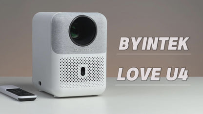LOVE U4 Mini Home Theater Projector 1080P 4k Mini Projector Android WIFI， Fully Sealed Dustproof